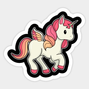 Unicorn with Wings Sticker